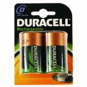 Duracell Rechargeable D Size 2 Pack Rechargeable battery Nickel-Metal Hydride (NiMH) (HR20)