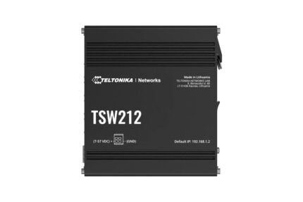 Teltonika TSW212 network switch Managed L2 Gigabit Ethernet (10/100/1000) Black