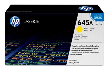 HP 645A Toner cartridge yellow, 12K pages/5% for Canon LBP-86 (C9732A)