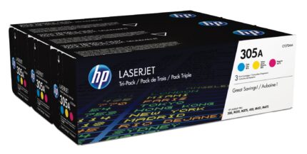 HP 305A Toner cartridge MultiPack C,M,Y, 3x2.6K pages ISO/IEC 19798 Pack=3 for HP LaserJet M 375 (CF370AM)