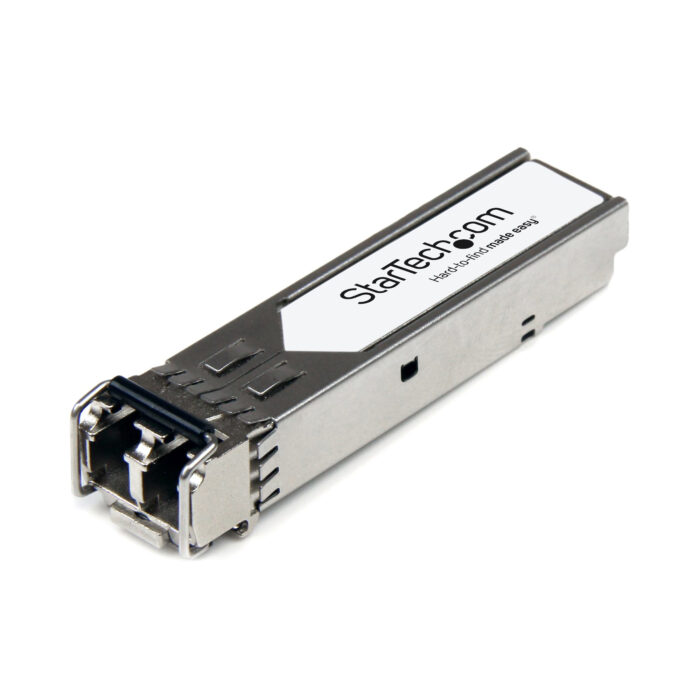 0PrKYqDMgkOobRzcBIaEDQ.c-r.jpg StarTech.com MSA Uncoded SFP+ Module - 10GBASE-SR - 10GbE Multi Mode Fiber (MMF) Optic Transceiver - 10GE Gigabit Ethernet SFP+ - LC 300m - 850nm - DDM