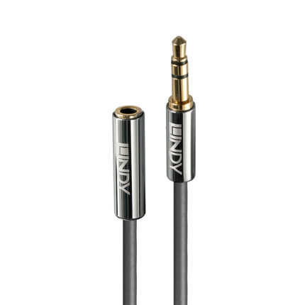 Lindy 1m 3.5mm Extension Audio Cable, Cromo Line