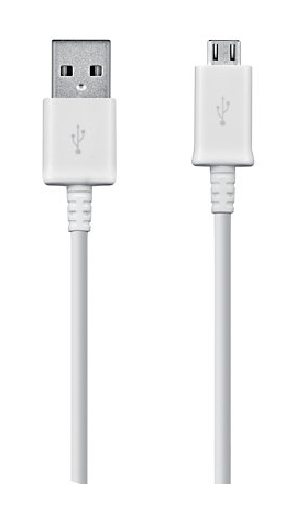 Samsung ECB-DU4AWE USB cable 1 m USB A Micro-USB B White