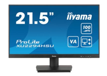 iiyama ProLite XU2294HSU-B6 computer monitor 54.6 cm (21.5") 1920 x 1080 pixels Full HD LCD Black (XU2294HSU-B6)