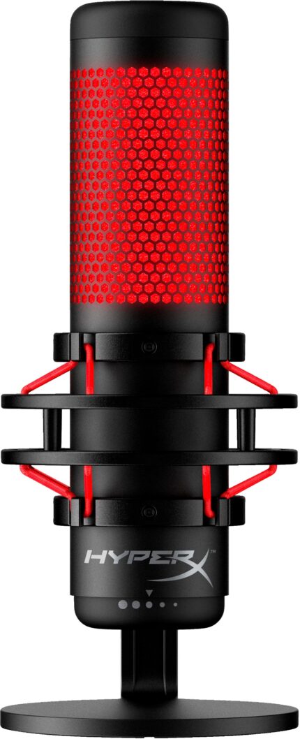 HyperX QuadCast Red PC microphone (4P5P6AA)