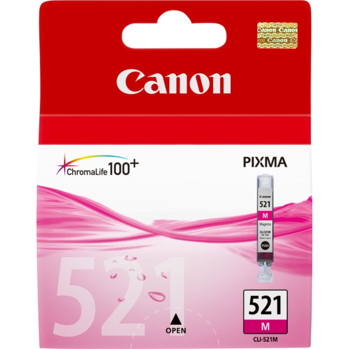 Canon 2935B001/CLI-521M Ink cartridge magenta, 445 pages - Image 1