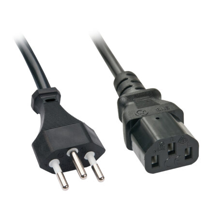 Lindy 30417 power cable Black 2 m C13 coupler