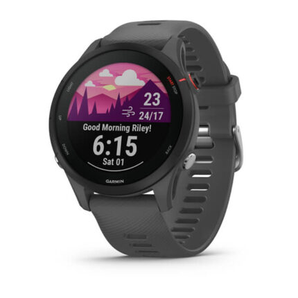 Garmin Forerunner 255 3.3 cm (1.3") MIP 46 mm Digital 260 x 260 pixels Touchscreen Grey Wi-Fi GPS (satellite) (010-02641-10)