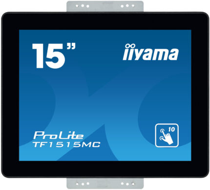 iiyama ProLite TF1515MC-B2 computer monitor 38.1 cm (15") 1024 x 768 pixels XGA LED Touchscreen Black (TF1515MC-B2)