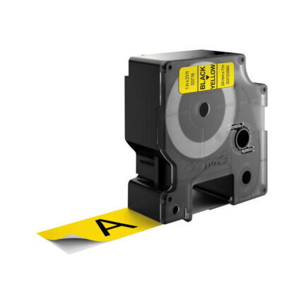 Dymo 53718/S0720980 DirectLabel-etikettes black on yellow 24mm x 7m for Dymo D1 6-24mm/400 Duo (S0720980)