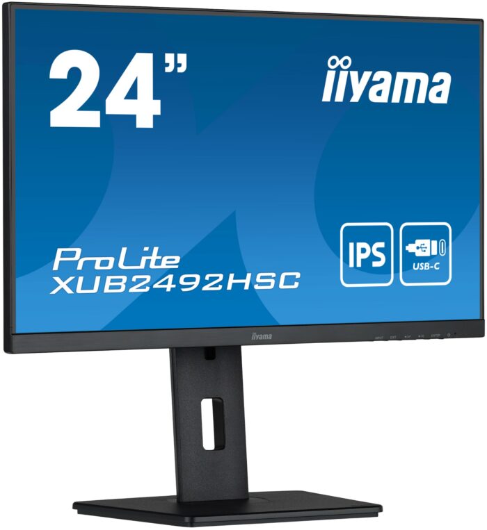 iiyama ProLite XUB2492HSC-B5 LED display 61 cm (24") 1920 x 1080 pixels Full HD Black (XUB2492HSC-B5)