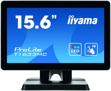 iiyama T1633MC-B1 POS monitor 39.6 cm (15.6") 1366 x 768 pixels Touchscreen (T1633MC-B1)