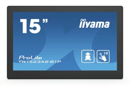 iiyama TW1523AS-B1P POS monitor 39.6 cm (15.6") 1920 x 1080 pixels Full HD Touchscreen (TW1523AS-B1P)