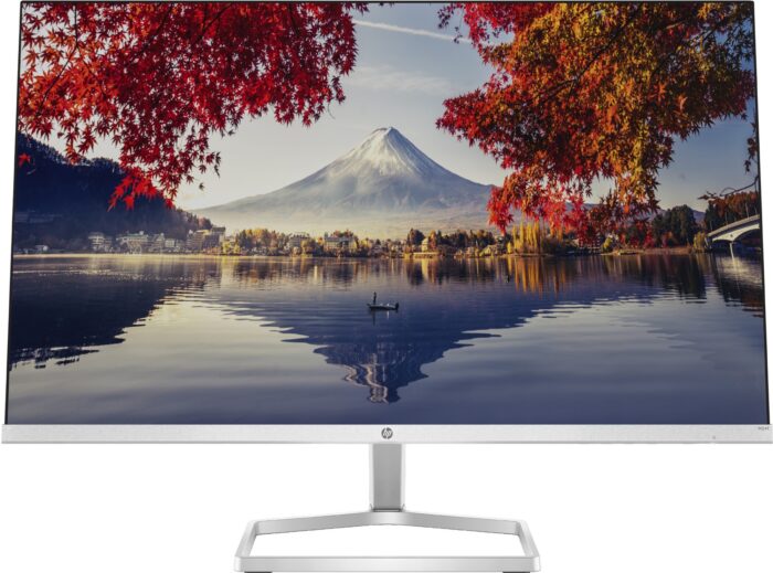 HP M24f computer monitor 60.5 cm (23.8") 1920 x 1080 pixels Full HD Black, Silver (2D9K0AA#ABB)