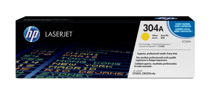 444Q00tPvEunQflpwlgYnQ.c-r.jpg HP 304A Toner cartridge yellow, 2.8K pages ISO/IEC 19798 for HP CLJ CP 2025 (CC532A)