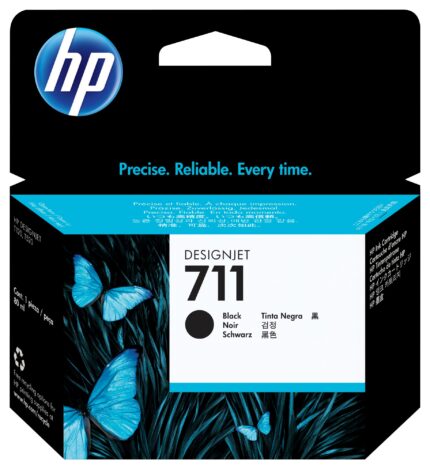 HP 711 Ink cartridge black 80ml for HP DesignJet T 520 (CZ133A)