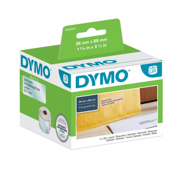 Dymo 99013/S0722410 DirectLabel-etikettes 89mm x36mm for Dymo 400 Duo/60mm (S0722410)