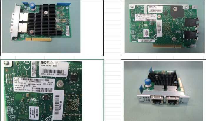 HP E Ethernet 10Gb 2-port 562FLR-T Adapter (840138-001)