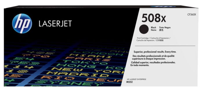 4fUsWRA9R0GCN-6OJojw8w.c-r.jpg HP 508X Toner cartridge black, 12.5K pages ISO/IEC 19798 for HP CLJ M 552/E 55040 (CF360X)