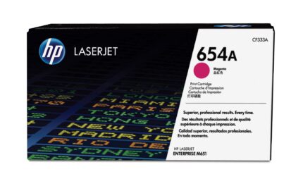 HP 654A Toner cartridge magenta, 15K pages ISO/IEC 19798 for HP Color LaserJet M 651 (CF333A)