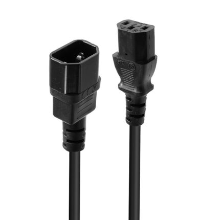 : Lindy 1m IEC Extension Cable, Black