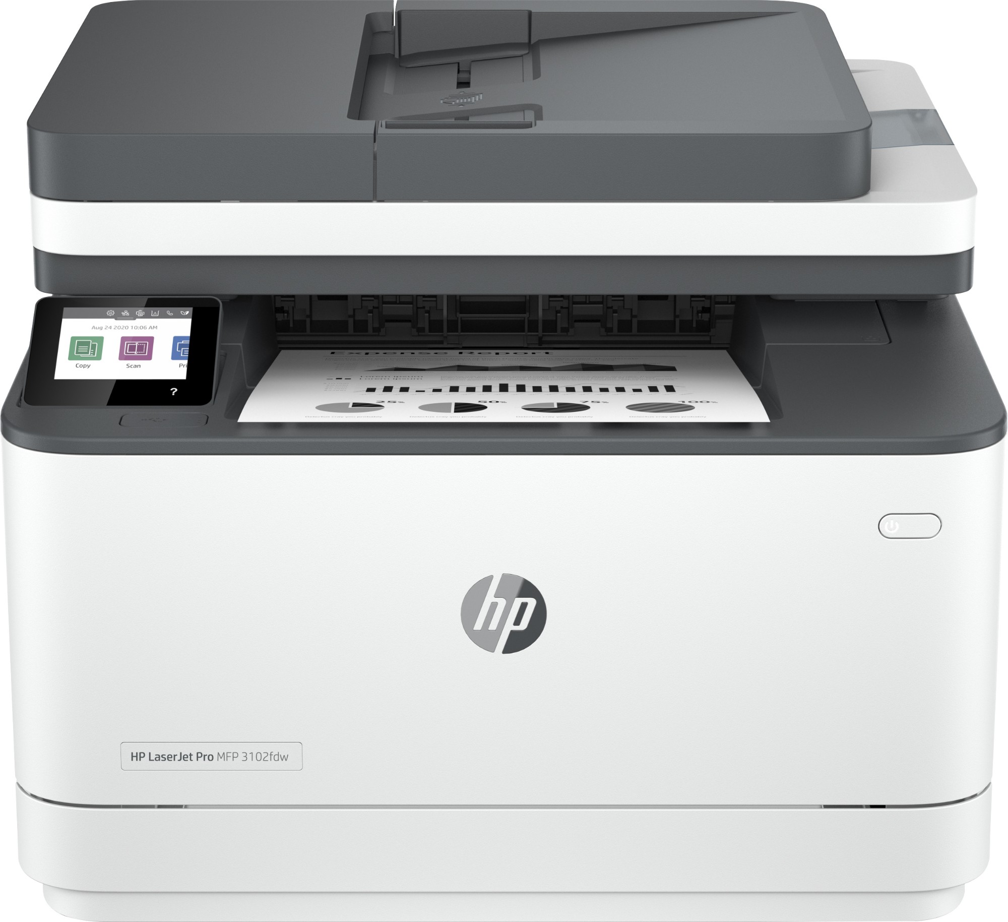 4iY7khxj-0WmlAFts0Rz1A.c-r.jpg HP LaserJet Pro MFP 3102fdw Printer, Black and white, Printer for Small medium business, Print, copy, scan, fax, Wireless; Print from phone or tablet; Two-sided printing; Two-sided scanning; Fax (3G630F#B19)
