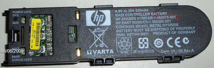 4mpCUwyP6kOF2wLESGdEIQ.c-r.jpg HPE 462976-001 storage device backup battery RAID controller Nickel-Metal Hydride (NiMH) 650 mAh (462976-001)