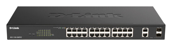 4uXsu5fEgEioDd8XH5AMYA.c-r.jpg D-Link DGS-1100-26MPV2 network switch Managed L2 Gigabit Ethernet (10/100/1000) Power over Ethernet (PoE) Black (DGS-1100-26MPV2)