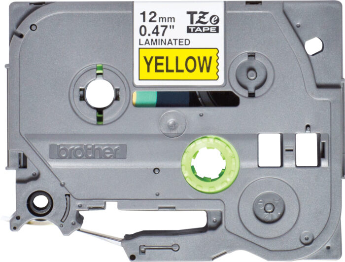 Brother TZE-631S DirectLabel black on yellow Laminat 12mm x 4m for Brother P-Touch TZ 3.5-18mm/6-12mm/6-18mm/6-24mm/6-36mm (TZE631S) - Image 1