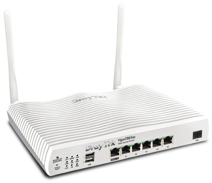 5B-WxipKAUKIhLJHXqEnNQ.c-r.jpg DrayTek Vigor 2865ax wireless router Gigabit Ethernet Dual-band (2.4 GHz / 5 GHz) White (V2865AX-B-DE-AT-CH)