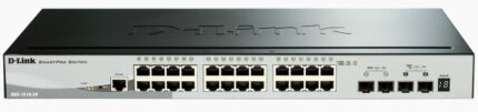 D-Link DGS-1510 Managed L3 Gigabit Ethernet (10/100/1000) Black (DGS-1510-28X)