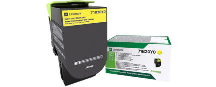 Lexmark 71B20Y0 Toner-kit yellow return program, 2.3K pages ISO/IEC 19752 for Lexmark CS 317/417/517 (71B20Y0)