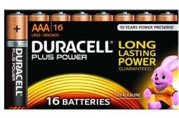 Duracell MN2400B16 household battery Single-use battery AAA Alkaline (MN2400B16)