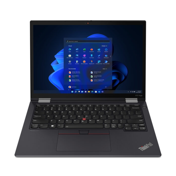 enovo ThinkPad X13 Yoga Gen 3 Intel Core i5 i5-1235U Hybrid (2-in-1) 33.8 cm (13.3") Touchscreen WUXGA 16 GB LPDDR4x-SDRAM 256 GB SSD Wi-Fi 6E (802.11ax) Windows 11 Pro Black