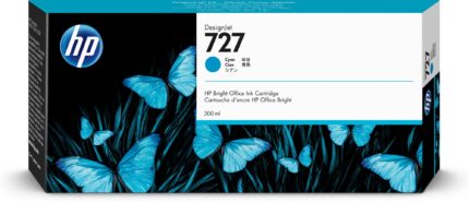 HP 727 Ink cartridge cyan 300ml for HP DesignJet T 920/930 (F9J76A)