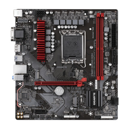 Gigabyte B760M GAMING DDR4 Motherboard - Supports Intel Core 14th Gen CPUs, 6+2+1 Phases Digital VRM, up to 5333MHz DDR4 (OC), 2xPCIe 4.0 M.2, 2.5GbE LAN, USB 3.2 Gen1 (B760M GAMING DDR4)