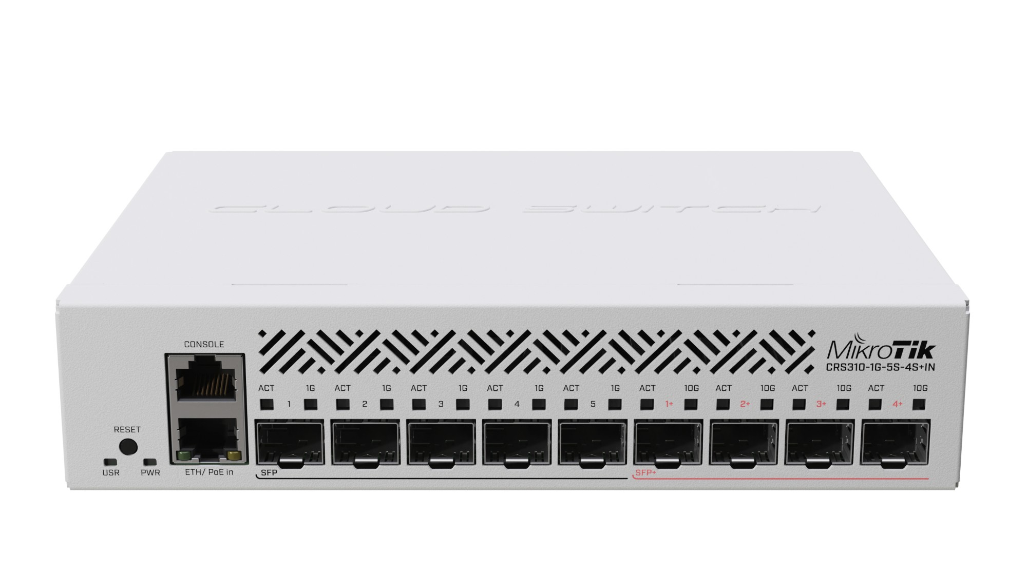 6jTOGiulBUSgUN7z6wyC-A.c-r.jpg Mikrotik network switch Managed L3 Power over Ethernet (PoE) 1U (CRS310-1G-5S-4S+IN) - Image 1