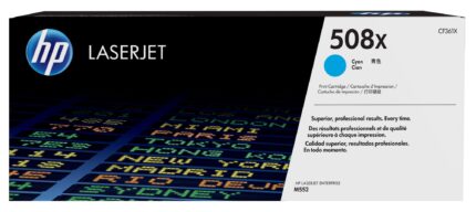 HP 508X Toner cartridge cyan, 9.5K pages ISO/IEC 19798 for HP CLJ M 552/E 55040 (CF361X)