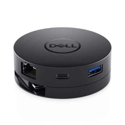 DELL DA300 Wired USB 3.2 Gen 2 (3.1 Gen 2) Type-C Black (W0YFT)