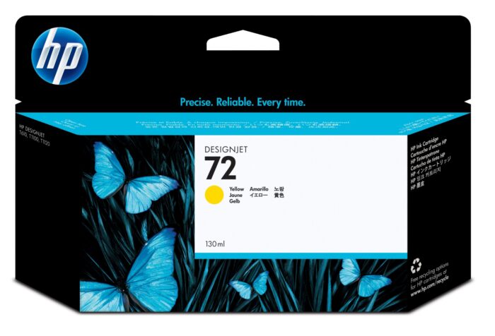 7BRQgw2EzkOXC5Ar-ryF4g.c-r.jpg HP /72 Ink cartridge yellow 130ml for HP DesignJet T 1100/1200/1300/620 (C9373A)
