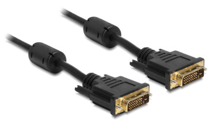 DeLOCK 83189 DVI cable 1 m DVI-D Black (83189)