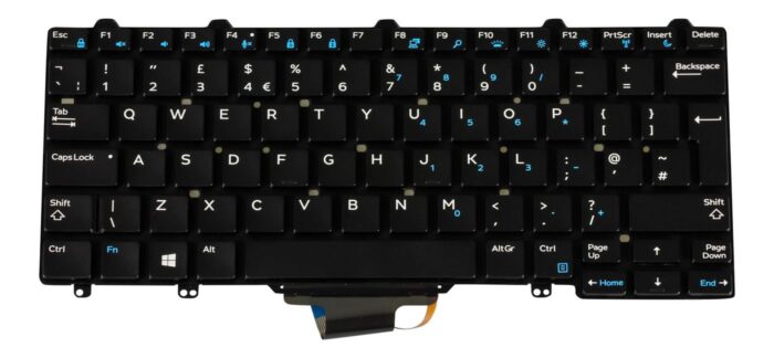 7gAXDbQ7hkm-BGyyb8PGIA.c-r.jpg DELL Keyboard, English, 83 Keys, (44K3X)