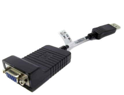 HP video cable adapter 0.2 m DisplayPort VGA Black (753745-001)