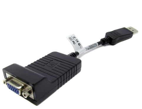 7ukksY_Tg0SmIYAJSgBvLg.c-r.jpg HP video cable adapter 0.2 m DisplayPort VGA Black (753745-001)