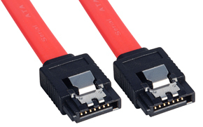 Lindy , 0.5m SATA cable Red