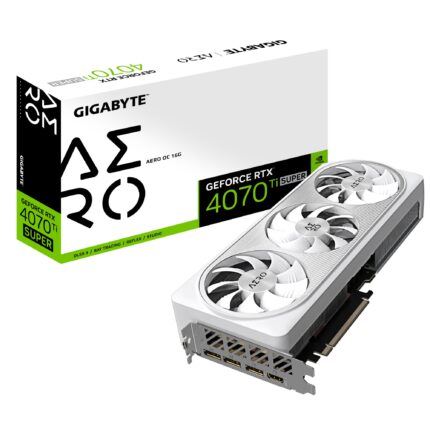 Gigabyte AERO GeForce RTX 4070 Ti SUPER OC 16G NVIDIA 16 GB GDDR6X (GV-N407TSAERO OC-16GD)