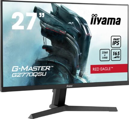 iiyama G-MASTER G2770QSU-B1 computer monitor 68.6 cm (27") 2560 x 1440 pixels Wide Quad HD LCD Black (G2770QSU-B1)