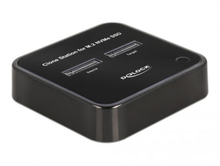 DeLOCK 64177 storage drive docking station USB 3.2 Gen 2 (3.1 Gen 2) Type-C Black (64177)