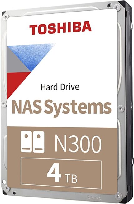 Toshiba N300 NAS Hard Drive 4TB (128MB