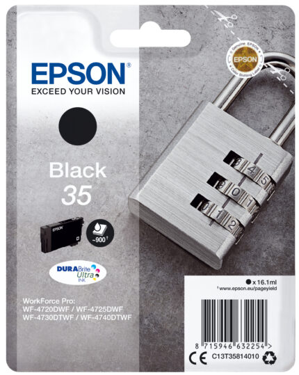 Epson C13T35814010/35 Ink cartridge black, 950 pages 16,1ml for Epson WF-4720 (C13T35814010)